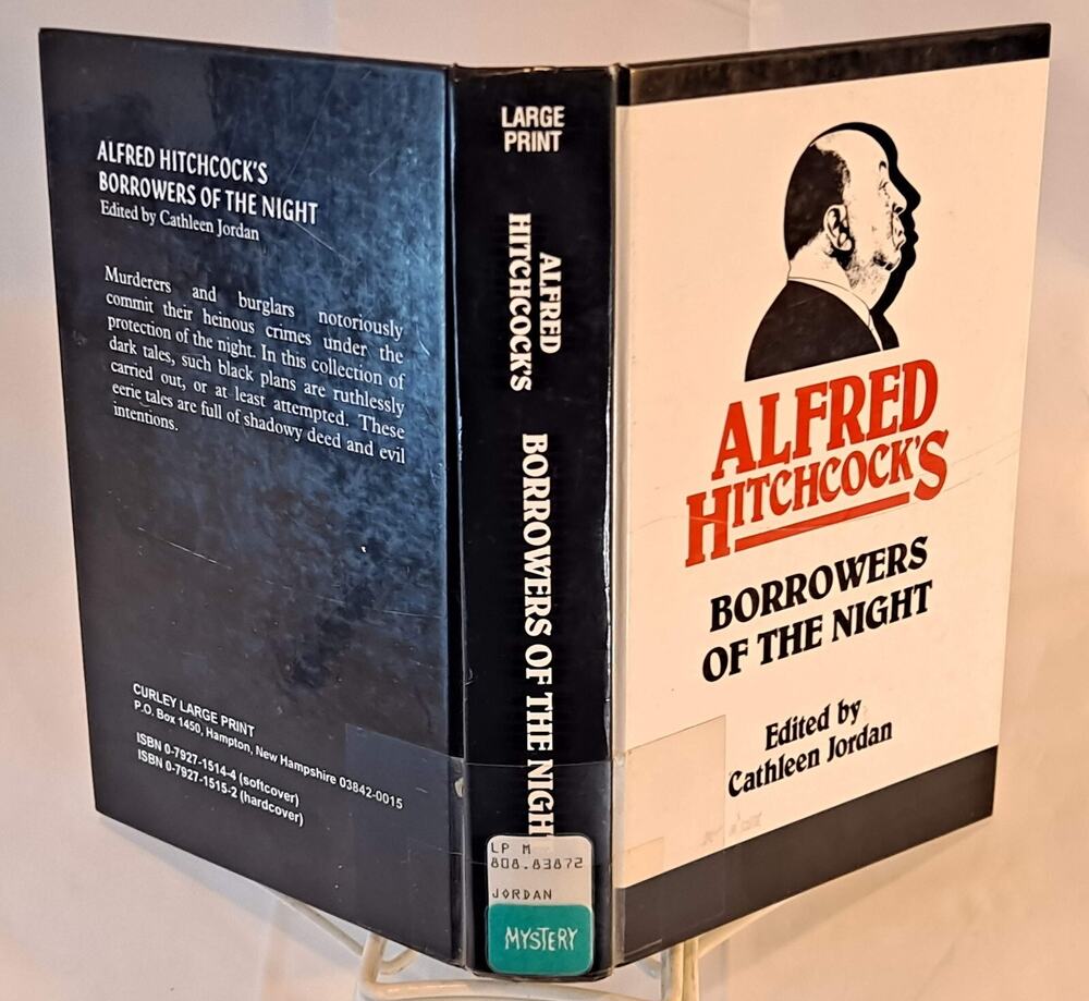 Alfred Hitchcock's Borrowers of the Night (1983 LARGE PRINT HC no DJ)